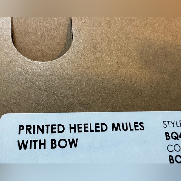 J. Crew Bohemian Red Wildfire Heeled Mules with Bow - Picture 5 of 6